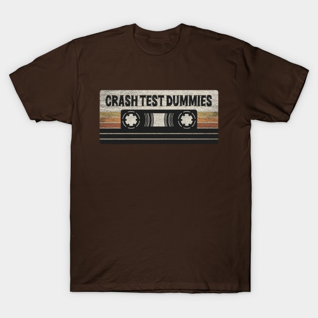 Crash Test Dummies Mix Tape T-Shirt by getinsideart